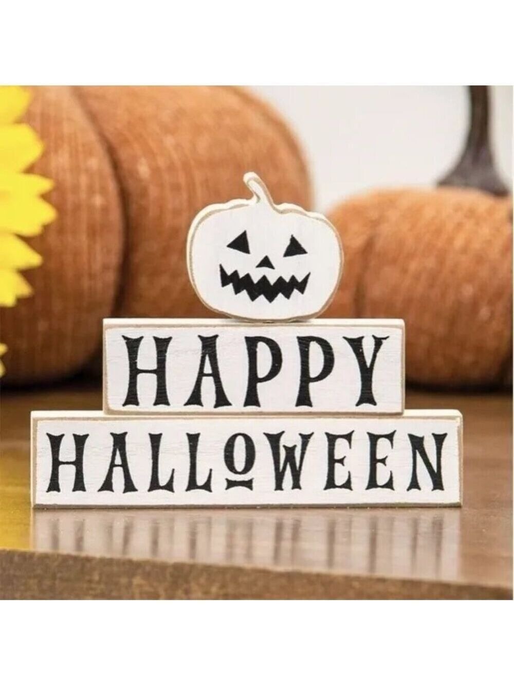 HALLOWEEN CLEARANCE!!!! ($5) Happy Halloween Pumpkin Blocks